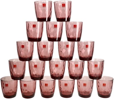 Set van 20 Diamond Purple whiskyglazen in een doos van 40x 230 30,5 cl - 4027013
