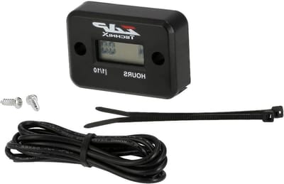 Urenteller - Motor Urenteller - Bedrijfsuren Bijhouden - Schokbestendige Behuizing - 17.6 x 10 x 1.8 cm - Zwart