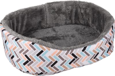 Flamingo Knaagdierenmand Clavio Ovaal - Slaapplaats - 35x28x11 cm Multi-Color