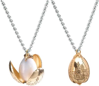 The Noble Collection Harry Potter Ketting The Golden Egg Zilverkleurig/Goudkleurig