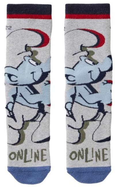 Smurfen sokken - Blauw - De Smurfen - Benetton - maat 35-38