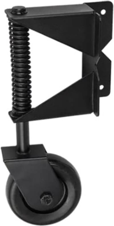 Wovar Poortwiel Met Veer Zwart 285 x 200 x 67 mm | Per Stuk