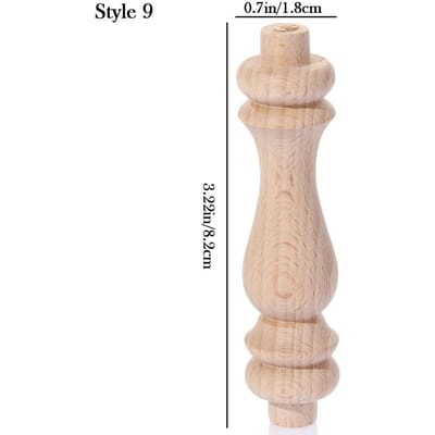 Europese Stijl Massief Hout Gesneden Meubelvoeten Kast Zitvoeten Vintage Woondecoratie Decoratie Accessoires