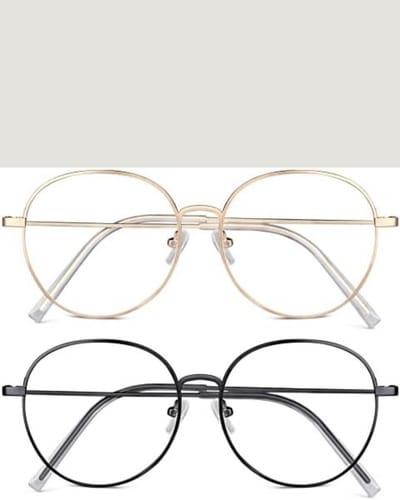 Blue Light Glasses - Blauw Licht Bril - Beeldschermbril - Goud en Zwart