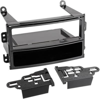1-DIN Paneel geschikt voor met aflegbakje. Nissan 350Z 2002-2005 Kleur: Zwart