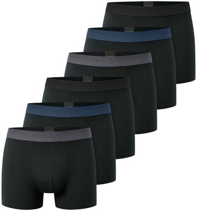 SCHIESSER Boxershorts 6PACK Shorts "95/5" Set van 6