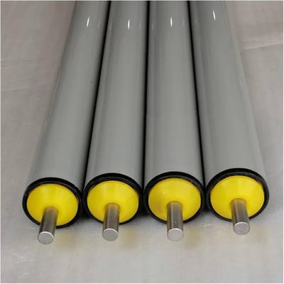Rollenbaan Set - Transportrollen PVC - Materiaal Transport - Duurzaam Roestvrij Staal - 8-40 Inch - Zilver