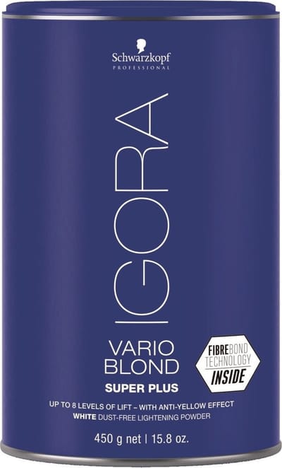 Schwarzkopf Igora Vario Blond Super Plus 450g Hair Color UP TO 8 LEVELS OF LIFT
