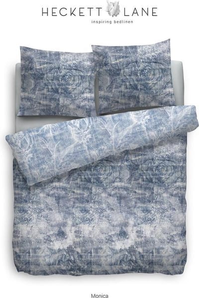 Heckett & Lane Monica Dekbedovertrek - Lits-jumeaux - 260x200/220 cm - Blauw
