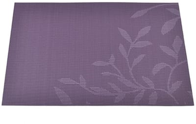 Dailygoods- Placemat Set van 6 - Hittebestendig - Antislip - Vuilafstotend - PVC - 38 cm Diameter - Tafelmat