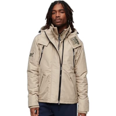 Superdry Mountain SD Windcheater jas Beige Grootte: L
