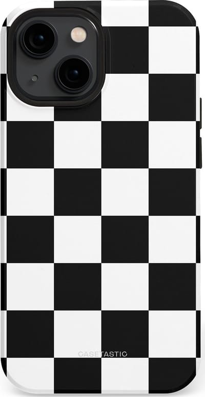 Casetastic Hoesje Geschikt voor Apple iPhone 13 Mini Magsafe - Stijlvolle Beschermende Duo-layer Case - Schaak