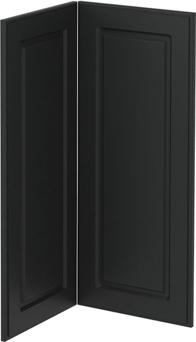 Vicco R-Line Keukenfront – 59.2 x 71.3 cm meubelfront voor de hoekonderkast Antraciet landhuis