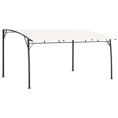 vidaXL - Zonnescherm - luifels - 4 - x - 3 - x - 2,55 - m - Crèmekleurig
