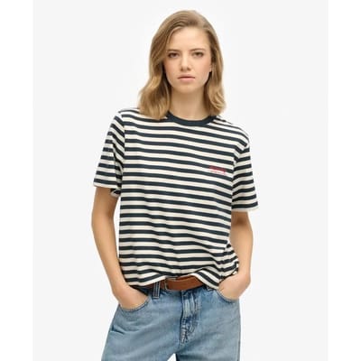 Superdry - Gestreept Country Club T-shirt - Dames - T-shirts