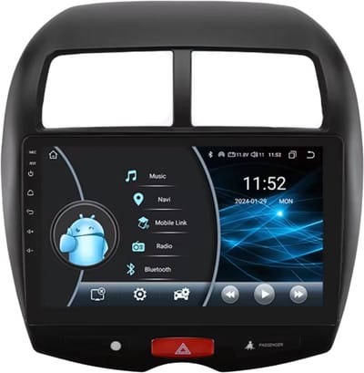 Autoradio met bluetooth - Carplay - Voor Mitsubishi ASX (2010-2018) - Geschikt voor Apple en Android - Stereo - Navigatie - Navigatiesysteem auto - 2GB 32GB