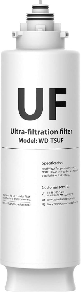 Ultra-Filtratie Ondergrondse Waterfilter - Vervangingsfilter voor 3-traps Waterfiltersysteem - 0,01 Micron - 15000 Liter Capaciteit