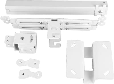 Projectormontagebeugel - Projectorbevestiging Plafondsteun - Presenteren op Kantoor - Stabiele Ijzeren Constructie - 43-65 cm - Wit