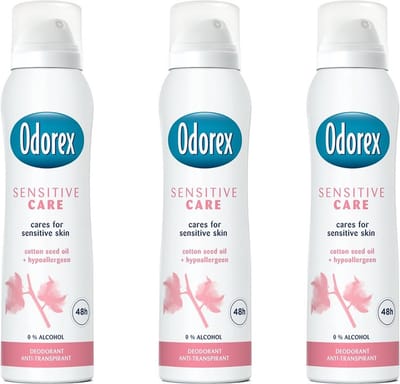 Odorex Deo Spray - Sensitive Care - 3 x 150 ml