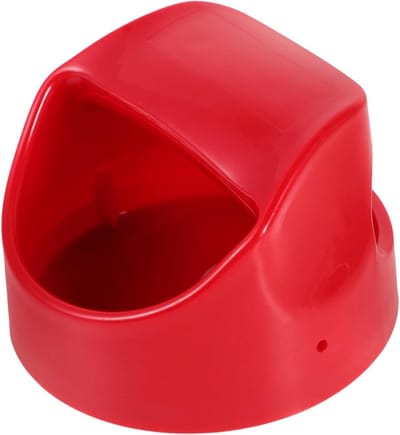 Airhockey Paddles - Tafel Accessoires - Spel Verbeteren - Duurzaam ABS Materiaal - 10 x 10 x 7 cm - Rood