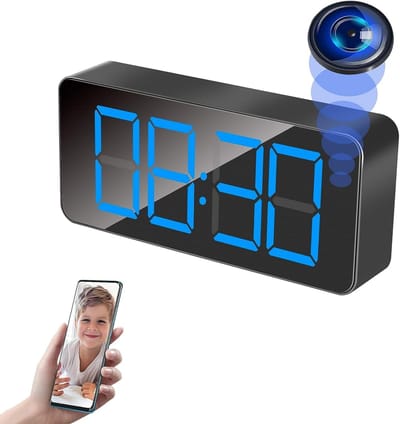 Lexium Verborgen Camera - Spionage Camera - Geheime Camera - Spy Camera - Spycamera - Spion Camera - Verborgen Mini Camera - Spy Camera Mini - Afluisteren - Afluisterapparatuur