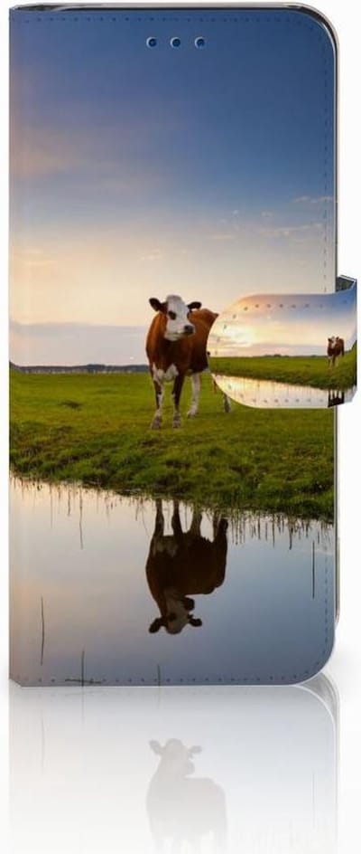 Samsung Galaxy S8 Telefoonhoesje met Pasjes Koe