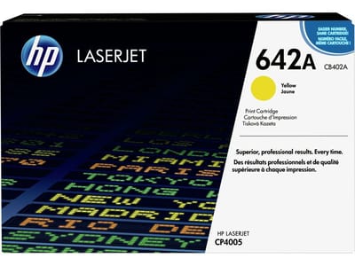 HP CB402A nr. 642A toner cartridge geel (origineel)