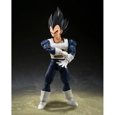 Bandai Tamashii Nations Dragon Ball S.H. Figuarts Action Figure Vegeta Old Battle Clothes 14 cm Action Figuur