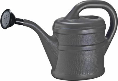 Kunststof gieter 2 liter met sproeikop antraciet