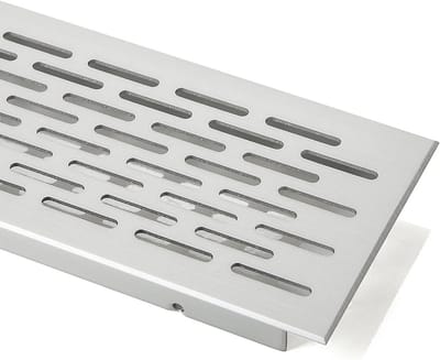 Ventilatierooster Ovaal 500 mm Aluminium voor Ventilatie
