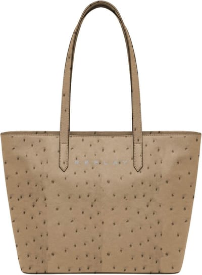 REPLAY Schoudertas Shopper Bag DK Pale Beige