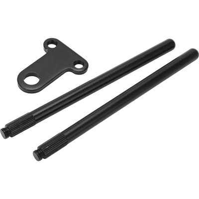 Barres d'accrochage en alliage d'aluminium pour détecteurs de touche de pêche à la carpe Coupe-vent Anti-chute Barres d'accrochageS black