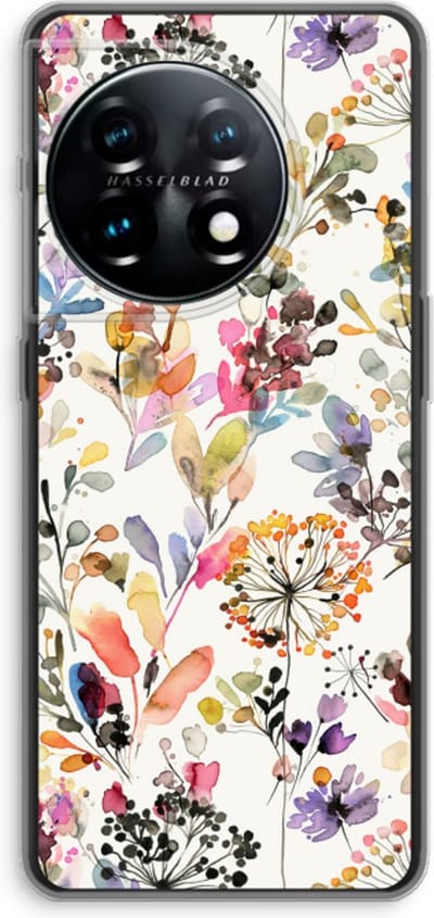 Case Company® - Hoesje geschikt voor OnePlus 11 hoesje - Wilde grassen - Soft Cover Telefoonhoesje - Bescherming aan alle Kanten en Schermrand