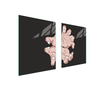 TMK ArtDeko - Staartbescherming - Dlhoniemotief - 85x52cm