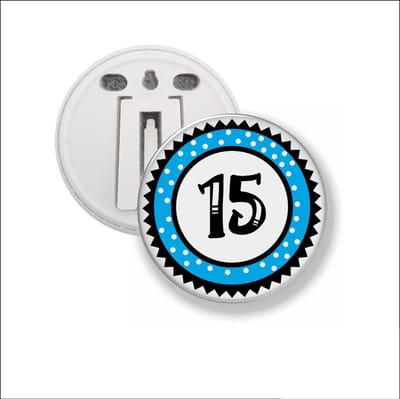 Button Met Clip 58 MM - 15