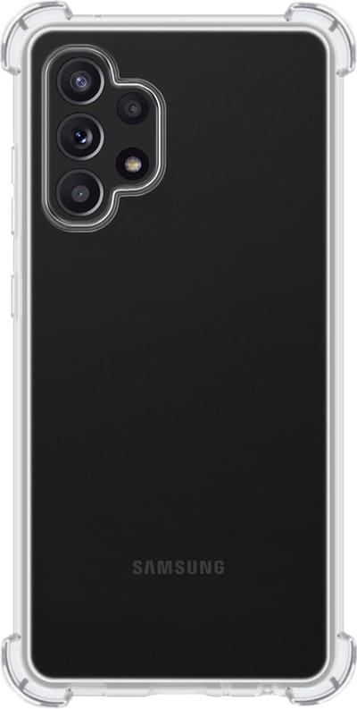 Hoes - Geschikt voor Samsung Galaxy A13 4G - Sterk & Shockproof - Siliconen Case - Back Cover - Telefoon Hoesje Shock Proof - Transparant