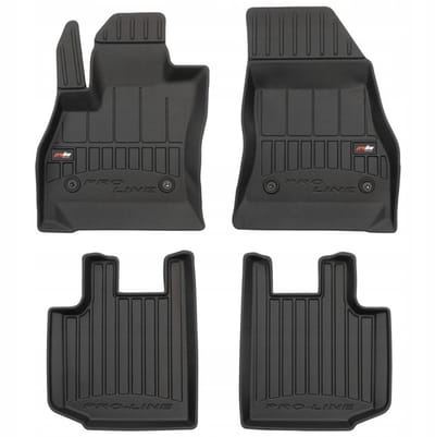 Frogum - 3D Pro-Line - Automatten Set - Geschikt voor FIAT 500L 2012-2020 - 4-delig - Hoge Rand 6cm
