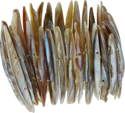 Behave - Armband schelp breed - Natuurlijke stijl - Voor zomerse dagen