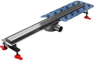 Laag Roestvrijstalen Douchegoot 110 cm Premium Slim Sirocco roestvrij staal