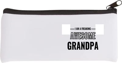Akyol - i am a freaking awesome grandpa Etui - Opa - de meest geweldigste opa - verjaardagscadeau - verjaardag - cadeau - cadeautje voor opa - opa artikelen - kado - geschenk - gift - 20 bij 9 cm