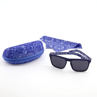 SINNER Thunder X Fish Fred(box) - Zonnebril - Polariserende SINTRAST®lenzen - Matblauw - Blauwe lens - Unisex - One size