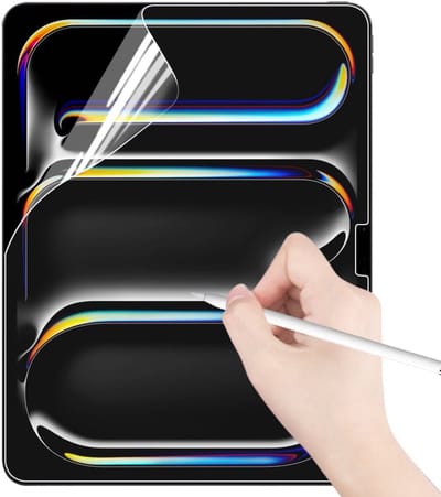 Screenprotector geschikt voor iPad Pro 13 inch (M5 2025 / M4 2024) - Solidenz Nano PET HD Folie protector - Beschermfolie - Screen Protector Plastic - Plastiek Folie