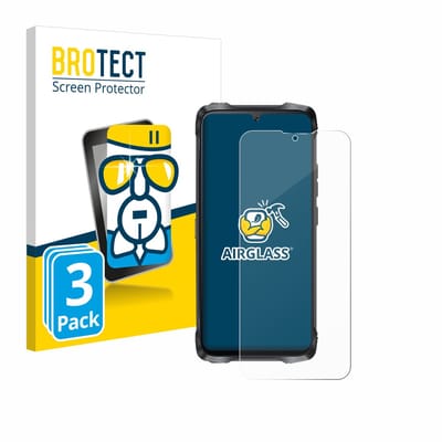 Screenprotector 3 Stuks voor Cubot King Kong Power 3 Beschermglas transparant