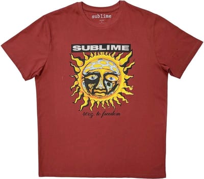 Sublime - GRN 40 Oz Heren T-shirt - M - Rood