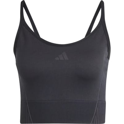 Adidas Aeroknit Sport-top Zwart XL Vrouw
