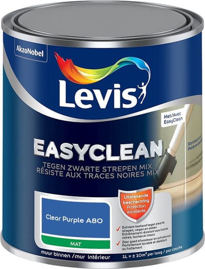 Levis - Easyclean Tegen Zwarte Strepen Mix - Clear Purple A80 - Mengverf - 1 L