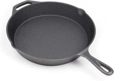 CLVP® Skillet Gietijzer - Gietijzeren Koekenpan - Skillet - Zwart