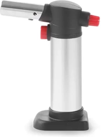 HENDI Koksbrander – Automatische ontsteking – Hervulbaar – Inclusief standaard – 115x50x x(H)155mm