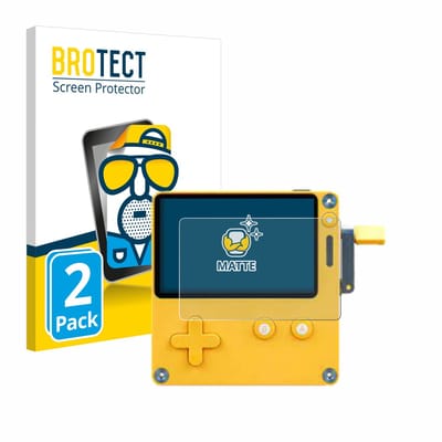 BROTECT - Screenprotector voor Panic Playdate - Folie Beschermfolie matte 2 Stuks