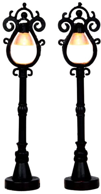 Lemax - Parisian Street Lamp - Set van 2